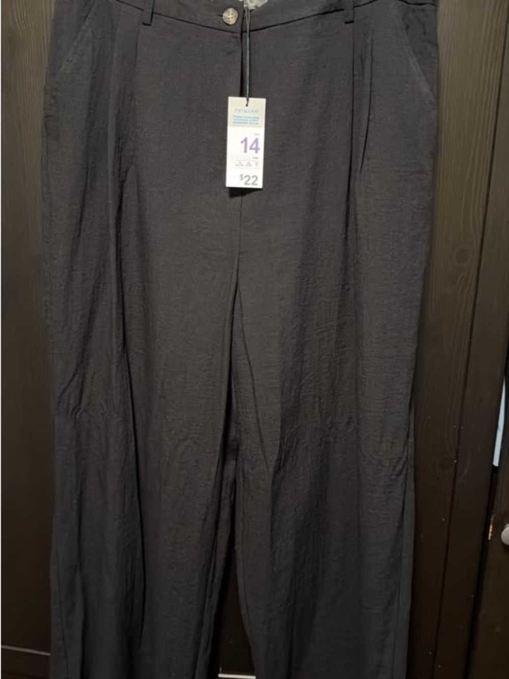 Primark Black Wide-Leg Trousers